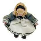 Dollhouse Miniature Victorian Little Girl Baby Doll By Artisan Maureen Thomas