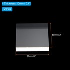 Acrylic Stamp Block  2 Pack Clear Stamping Block Mounting Block Set Square