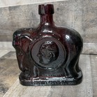 Wheaton 1972 Nixon Agnew Republican Campaign Decanter Glass Elephant Bottle Box