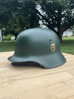 German Baden-w  rttemberg Police Helmet M35 50 Steel Helmet Size 79 Complete