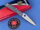 Spyderco C259pgy Charisma Knife Gray Frn Cts Bd1n Stainless Plain Edge  155v