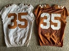 Texas Longhorns Nike Game Used Jerseys Team Issued Spring Game Worn Pair 35