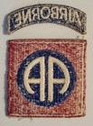 Wwii Us Army 82nd Airborne Patch W  Airborne Rocker Tab 
