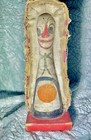 Vtg 1930-1940 Carnival Clown Knock Down From Ball Throwing Midway Game 