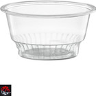 5 Oz Plastic Dessert Cups With Lids  Clear Cups With  dome Lid No Hole  