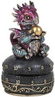 Fantasy Guardian Purple Dragon With Egg Mechanical Kitchen Tim