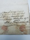 1837 Hand Written Stock Certificate For New York Providence And Boston Railroad
