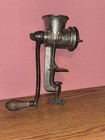 Vintage Keystone Meat Grinder With Wooden Handle No  20