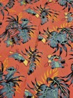 Disney Stitch Shirt Mens Large Pink Hawaiian Button Up Tropical Vacation Casual 