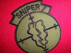 Vietnam War Patch Sniper Team Us 25th Infantry Division