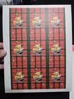 Pikachu Poncho Uncut Sheet Pokemon 