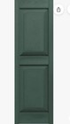 Builders Edge 12 x39  Pair Of Shutters - Midnight Green  Raised Panel