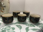 Vintage Kutani Ware Tea Set     Authentic Kyusu Teapot With 5 Matching Tea Cups