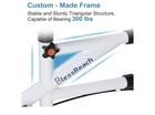 Blessreach Economy Knee Scooter Steerable  Foot Injuries Compact 300lbs 8 Inch