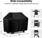 Bbq Gas Grill Cover Barbecue Waterproof Outdoor Heavy Duty Uv Protection 58 Inch