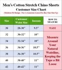 Mens Cotton Flex Stretch Button Closure Chino Shorts  sizes 30-42  New Free Ship