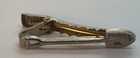 Vintage Tie Bar Clip In Gold Tone With Shovel Labeled  franklin Pa 