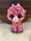 Ty Beanie Boos Plush Lot Of 3 Unicorn Giraffe Raccoon Stuffed Animals Big Eyes