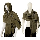 Medieval Cloak With Hood Men Shawl Cowl Hood Scarf Renaissance Viking Costume   