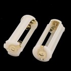 4 X Plastic Cylindrical Battery Holder Case Box For 3 X 1 5v Aaa Batteries