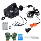 2-in-1 Portable Electric Hoist Power Winch 1100 Lbs Wired Remote Control 1500w
