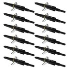 12pc Black Broadheads 100 Gr 1 75  Cut Compound  Recurve Bow Crossbow Arrow Tips