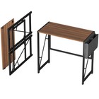Folding Computer Desk Home Office Desk Pc Laptop Compact Table Study Workstation