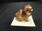 Vintage Hagen Renaker Pomeranian Dog Porcelain Mini Figure 1 750  Sitting