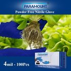 Disposable Blue Exam Nitrile Gloves 4 Mil  Large   Latex   Powder Free   1000pcs