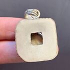 Ancient Viking Bronze Lunar Amulet With Runic Designs Rare Artifact
