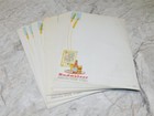 Lot Of 100 Vintage Budweiser Double Side Printed Paper Menu Sheets 6  X 9 5 