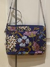 Nwt Vera Bradley Large Hipster Crossbody - Coffee Garden Print