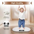 Pet Baby Newborns Weighing Scale Lcd Display Abs 20kg   44lb Baby Weighing Scale