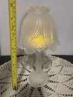 Beautiful Fairy Lamp Vintage Frosted Party Lite Retired Two Piece Light