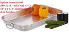 Update International Abp-1218  Bake Pan 12  X 18  X 2 25  Drop Handles Lot Of 2