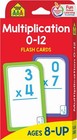 Multiplication 0-12 Flash Cards  Ages 8 Up  Grades 3 5  Math Beginning Facts