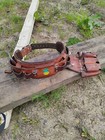Bashlin D21 Climbing Lineman Belt  88 Utility Pole Brown Leather Fair Condition