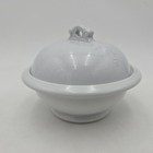 Charles Meakin Royal Ironstone Lidded Butter Dish W  Original Insert   Nice