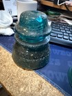 Vintage Aqua---hemingray 42----electrical Glass Insulator---made In Usa
