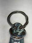 Vintage Sturbridge Pottery Massachusetts Hanging Redware Utensil Holder Signed