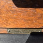 Antique Yawman   Erbe N y Oak Wood 1-drawer Card Catalog Index File Cabinet Box