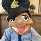 Melissa   Doug Police Officer Cop Plush Hand Puppet - No Stick  good Condition  