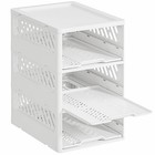 Stackable Closet Organizer Box With Lid Plastic Drawer Storage For Armoire An   