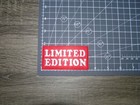 Limited Edition Embroidered Iron On Patch 3 5  X 1 75 