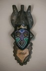 Large African Style Wood Wall Hanging Mask 17    Tribal Wall Decor