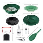 Asr Outdoor Gold Rush Gold Prospecting Kit Classifiers Vials Sifting Pans - 11pc