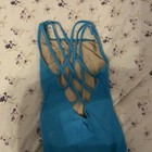 Theatricals Blue Women s Dance Leotard With Strappy Back Adult Mc