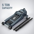 5 Ton Floor Jack Hydraulic Low Profile Floor Jack  Lift Pump    5 Ton  Grey