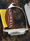 4    Stainless Steel Irons Stirrups Stirrup W  Pads English Saddle Child Size