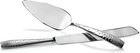 Nambe Dazzle Collection Stainless Steel Cake Knife   Server Set - Silver
